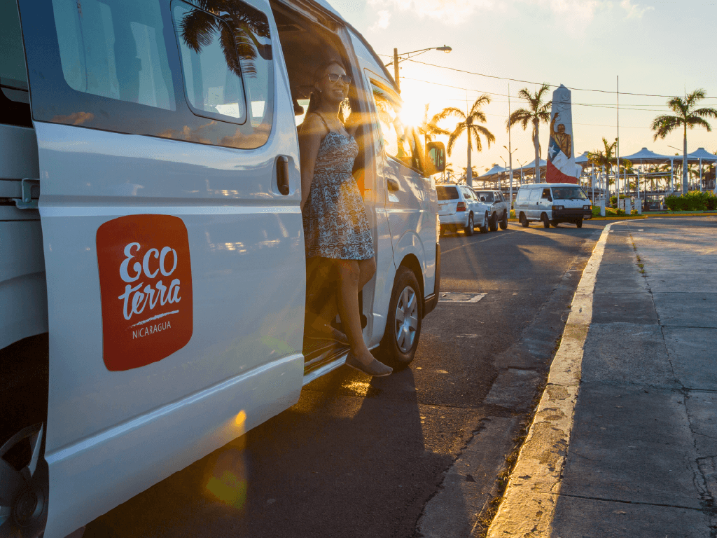 Ecoterra Nicaragua local tour operator transport arrival