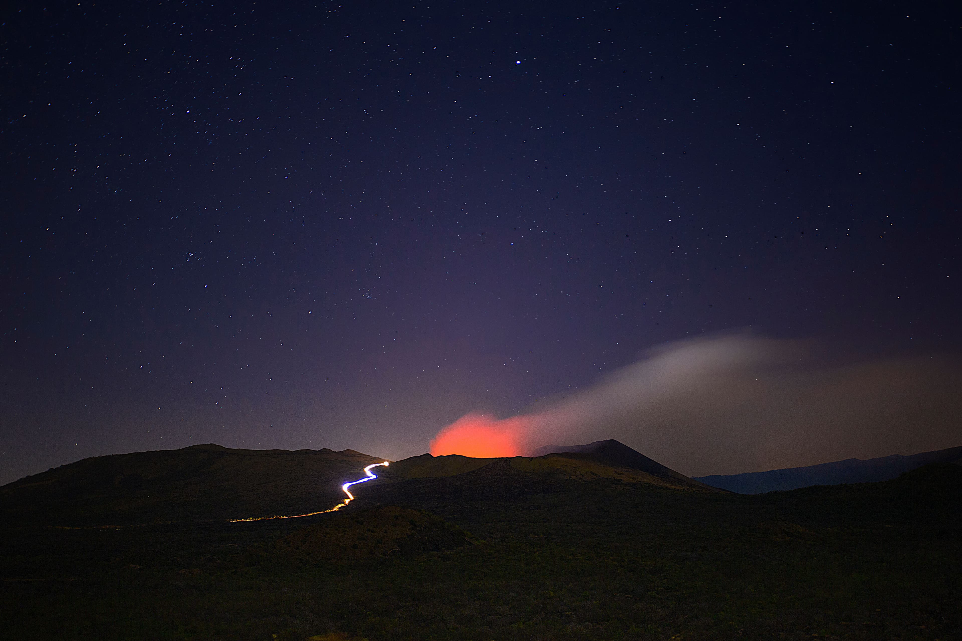 The beauty of night-time Masaya Volcano