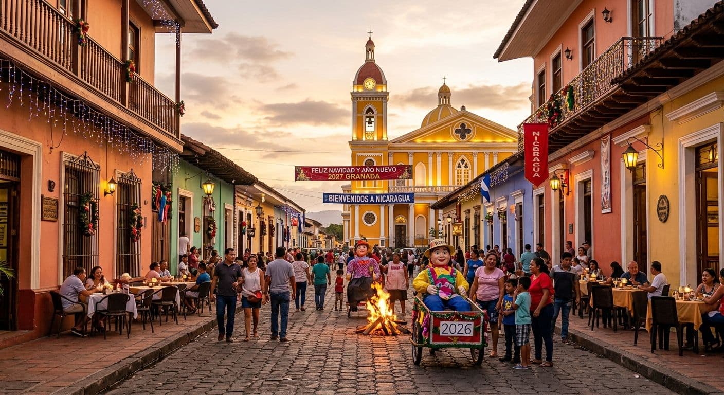 Viajar a Nicaragua en diciembre: Navidad y Año Nuevo en Granada